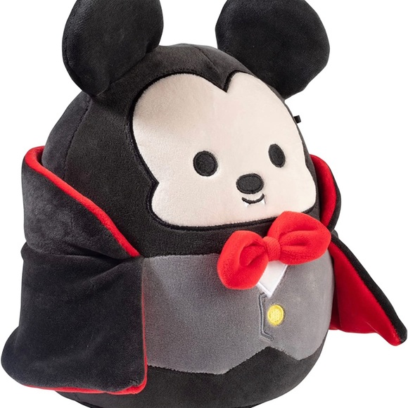 8” Squishmallow Mickey Mouse Vampire Disney - Picture 3 of 7